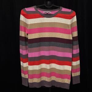 Gap Happy Long Sleeve Stripped Sweater Women’s Size XS Petite